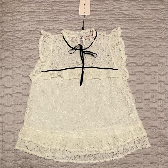 Pink Boutique white lace top - Picture 2 of 7